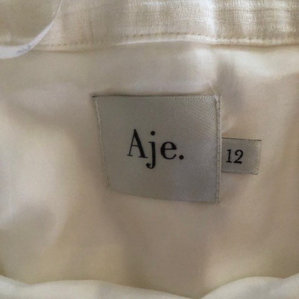 AJE Feather Mini Skirt - Size 12 - Picture 2 of 2